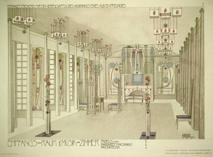 Nel magico mondo, dolcemente malinconico, di Charles Rennie Mackintosh
