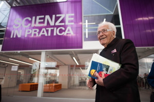 Marino Golinelli all'inaugurazione