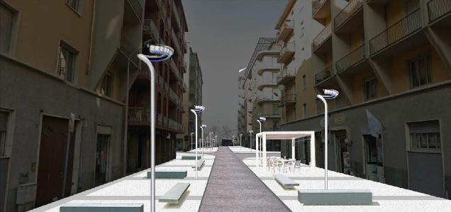 Progetto di riqualificazione di via Dossena