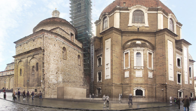 Firenze, Zermani al cospetto di Michelangelo