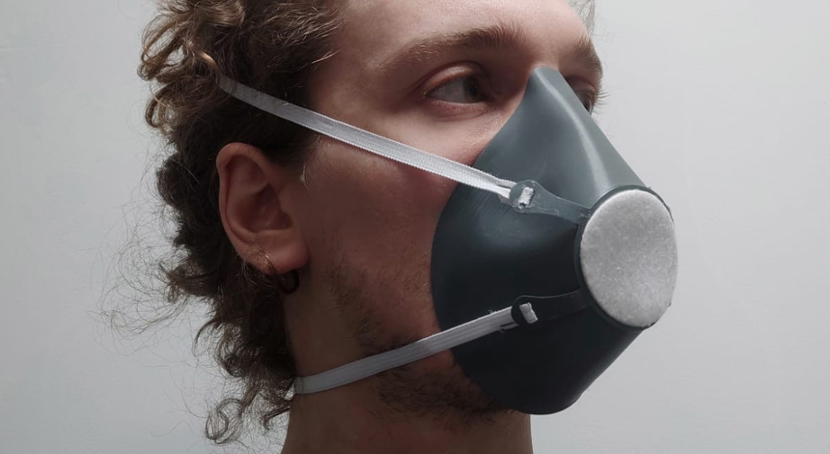 SOS design: Mascherine di protezione con filtro stampate in 3D