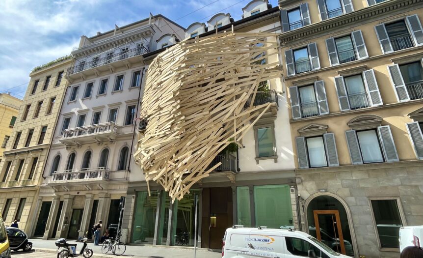 Milano: per l’Art week un’ar(t)chitettura di nidi