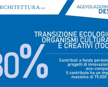 Bando TOCC: l’economia circolare bussa alle imprese creative
