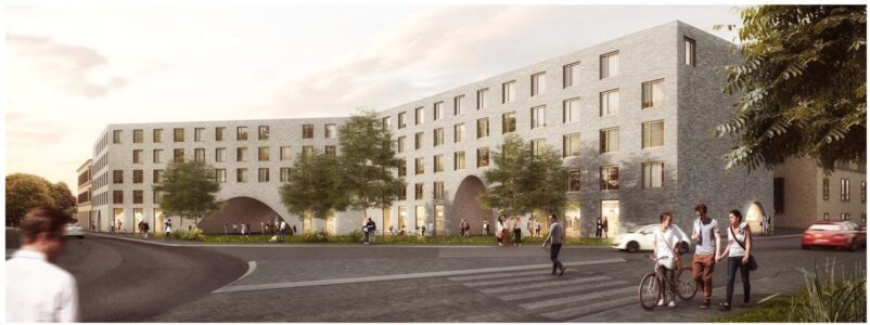 Progetto di recupero dell'ex caserma Montelungo-Colleoni (© studio Barozzi-Veiga)