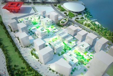Schmidt Hammer Lassen, masterplan Greenvalley a Shanghai