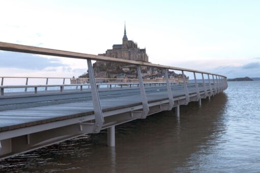 Il nuovo ponte di Dietmar Feichtinger Architecte (©Thomas Jouanneau)