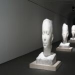 Alabaster Heads “Lou, Olivia, Duna, Sanna II, Laura III”, 2015, Jaume Plensa - “Together”, Collateral Event of the 56th Venice Biennale Basilica di San Giorgio Maggiore, Isola di San Giorgio, Venice, Italy (© MA-CO ITALIA srl)