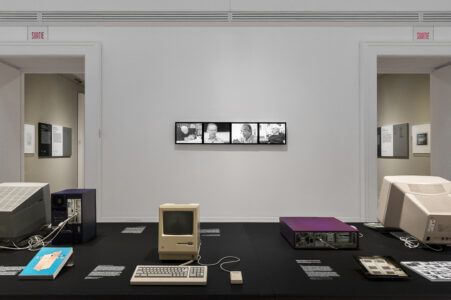Allestimento della mostra «Archaeology of the Digital» al Centro canadese per l'architettura di Montréal, 2013 (© CCA)