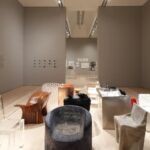 The Campaign for Art: Modern and Contemporary exhibition featuring a selection of chairs each of a
single material; photo: © Iwan Baan, courtesy SFMOMA
