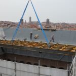 Fondaco dei Tedeschi: il posizionamento della copertura (@ sacaim)