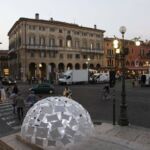 Sospensione 2.0, Designed by Tiziano Gozzani per Studio Corsanini, ASSOCIAZIONE NAZIONALE LE DONNE DEL MARMO (Piazza Bra, Gran Guardia)