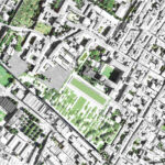 La planimetria progetto vincitore per il Parco centrale di Prato di OBR con Michel Desvigne Paysagiste