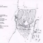 Pianta del cimitero di Vajont © Archivio studio Gresler