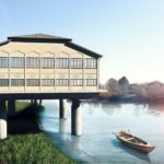 Render del progetto di Recupero Funzionale dell'Edificio Idroscalo © Studio Luisa Marabelli 2016