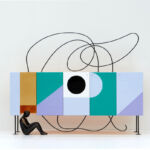 Mimmo Paladino e Alessandro Mendini, Credenza Silenziosa Gold