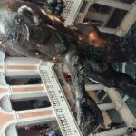 Palazzo Grassi. Demon with Bowl, resina dipinta