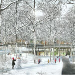 Render, vista generale nel periodo invernale ©RPBW