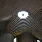 Copertura Chiesa della Sacra Famiglia, Paolo Portoghesi (immagine via lamentino.it)