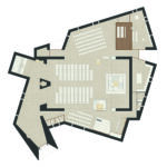 Pianta chiesa (©Francesca Leto, Matteo Baratto grafica)