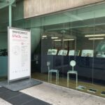 Marmomac & the City 2016, Biblioteca Civica, Mr Statuario & Miss Calacatta di M.Andreoni con Bruno Lucchetti Marmi e Graniti