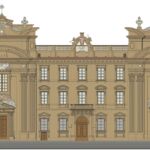 Rendering, Complesso di San Firenze, Prospetto Archittetti Paolieri&Valelá