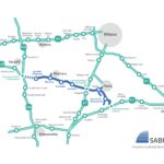 Broni-Mortara, cartina progetto
