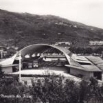 Leonardo Savioli e Leonardo Ricci, mercato dei Fiori a Pescia, vecchia cartolina postale