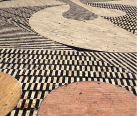 Pavimentazione Vasarely (foto Sarah Amari)
