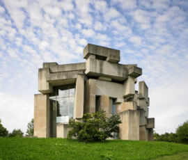 Fritz Wotruba, Dreifaltigkeitskirche, Wien-Mauer, Austria, 1971-1976 (Foto di Wolfgang Leeb 2011 ©DAM_SOS Brutalismus)