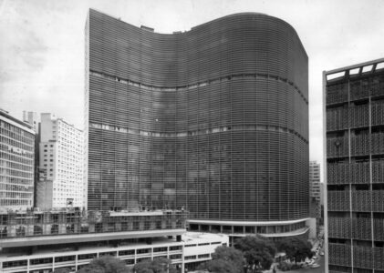Oscar Niemeyer, edifício Copan a San Paolo del Brasile