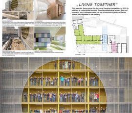 La seconda menzione speciale è andata al progetto Live-Work Complex Kalkbreite degli svizzeri Muller Sigrist Architekten (credits by, Muller Sigrist Architekten)