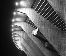 Carlo Cocchia, Stadio San Paolo (foto durante la costruzione)