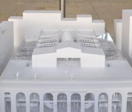 Is-Suq tal-Belt, modello del progetto di riqualificazione. Archea Associati