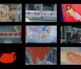 Sarah Cwynar
Colour Factory, 2017, 16 mm film transferred to video,
video, size variable
© Sarah Cwynar