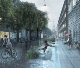 Soul of Nørrebro, progetto vincitore del premio internazionale Nordic Built Cities Challange per la trasformazione in area resiliente dell’Hans Tavsens Park (© SLA)