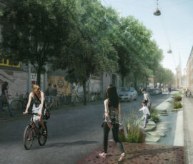 Soul of Nørrebro, progetto vincitore del premio internazionale Nordic Built Cities Challange per la trasformazione in area resiliente dell’Hans Tavsens Park (© SLA)