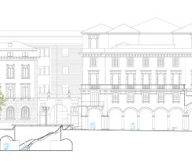 Sezione di piazza Dante (© Pirola, capogruppo)