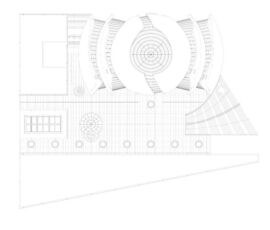 Colonia, pianta primo piano livello piazza posteriore ©Grafik DITIB