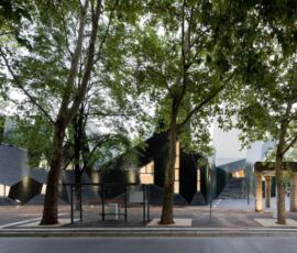 Magonza, la piazza della nuova sinagoga