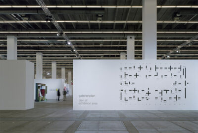 Francoforte Fine Art Fair 2007, pianta spazio espositivo (©Kuehn Malvezzi)