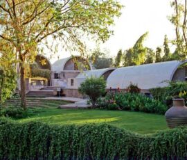 Sangath Architect's Studio 1980. Ahmedabad, India.
(Photo courtesy of VSF)
Exterior view of studio.