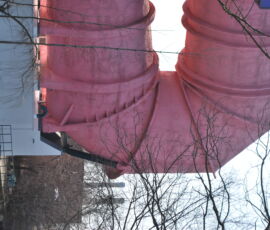 Umlauftank 2 (1974) di Ludwig Leo, dettaglio serbatoio di circolazione, diametro max. 8m. © Daniela Völkel