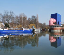 Umlauftank 2 (1974) di Ludwig Leo, scorcio dal canale © Daniela Völkel