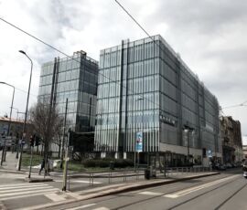 Nuova sede di Amazon realizzata da Gbpa Architects in viale Monte Grappa 3 (©Giulia Piatti)