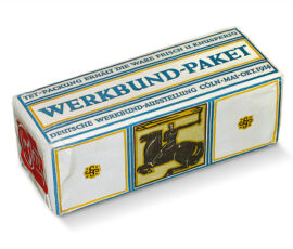 Peter Behrens, mostra di Colonia, Bahlsen Werkbund-Paket, Hannover, 1914 © Bahlsen GmbH & Co. KG