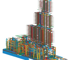 Maquette réseaux
Bleu : soufflage air neuf désenfumage
Vert : soufflage air neuf confort
Jaune : reprise désenfumage
Rouge : reprise confort
English :
Blue: air fresh air blowing
Green: air fresh air comfort
Yellow: smoke recovery
Red: comfort recovery
© RPBW