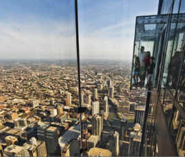 (Skydeck Chicago at Willis Tower http://theskydeck.com)