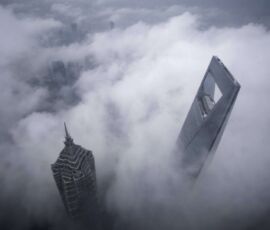 Skyscrapers Jin Mao Tower on the left with Shanghai World Financial Center on the right. (Photo: Reuters)