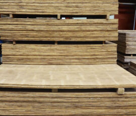 Marcelo Villegas. Tavole laminate in bambú (foto di Luca Bullaro. Universidad Nacional de Colombia)