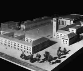 Modello del Gauforum di Hermann Giesler